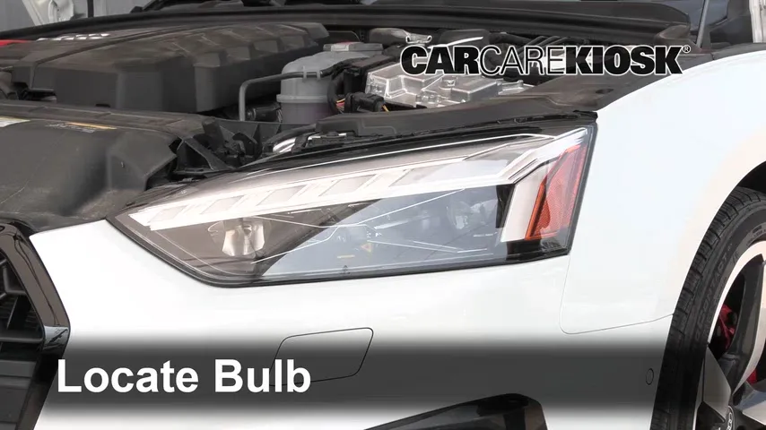 2022 Audi A5 Sportback Prestige 2.0L 4 Cyl. Turbo MHEV Éclairage Feu clignotant avant (remplacer l'ampoule)